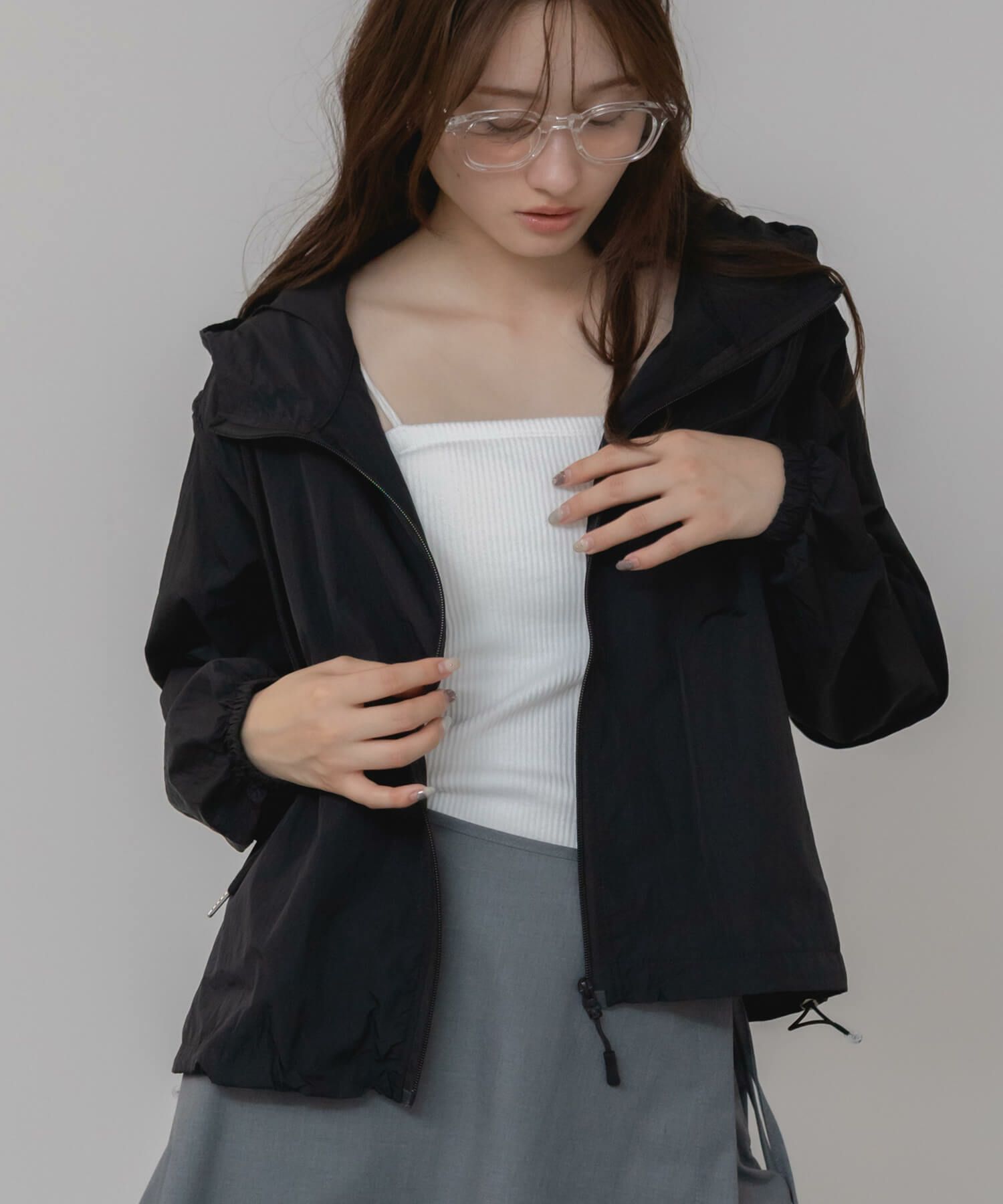 &&model：163cm&&