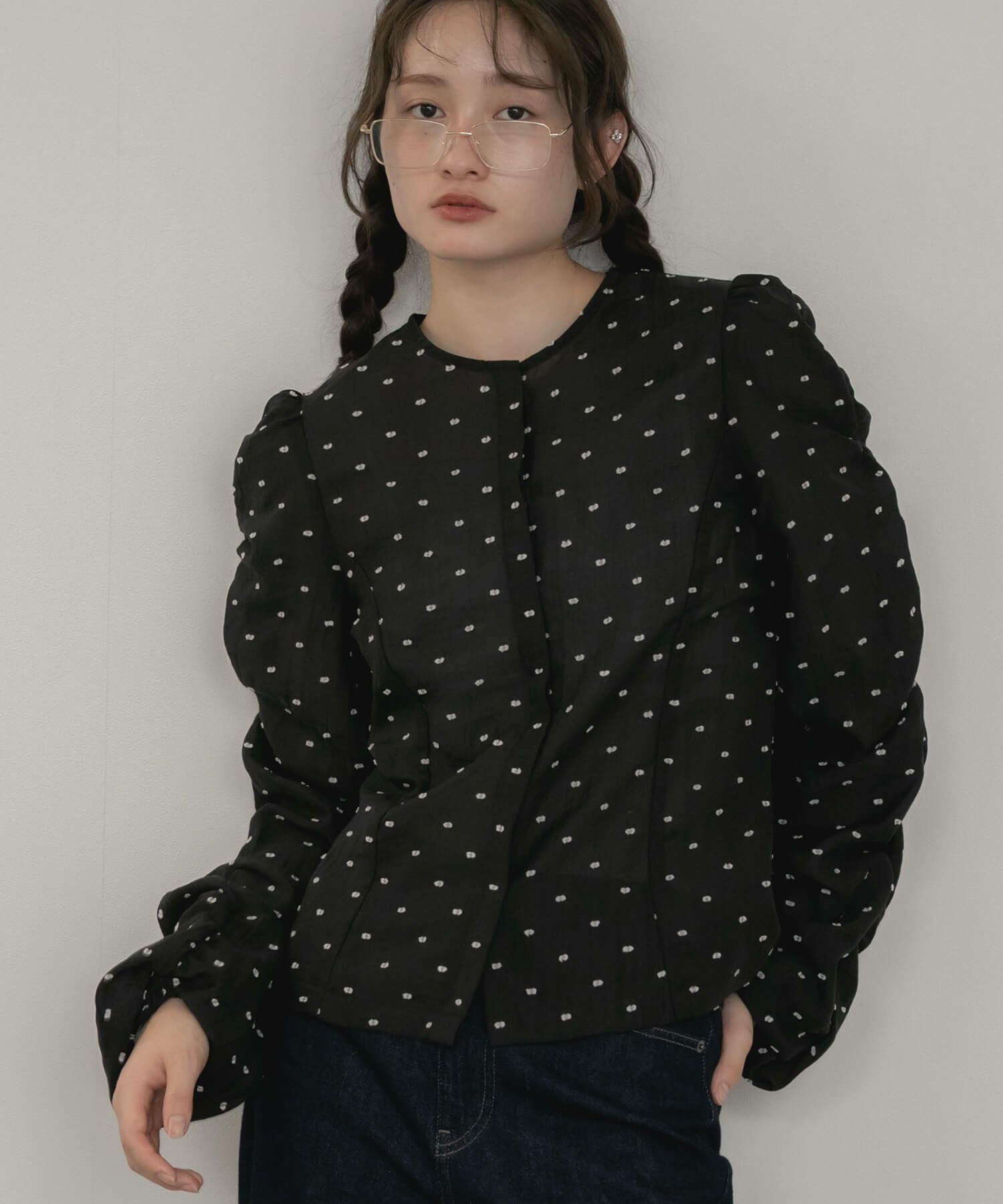 &&model：163cm&&