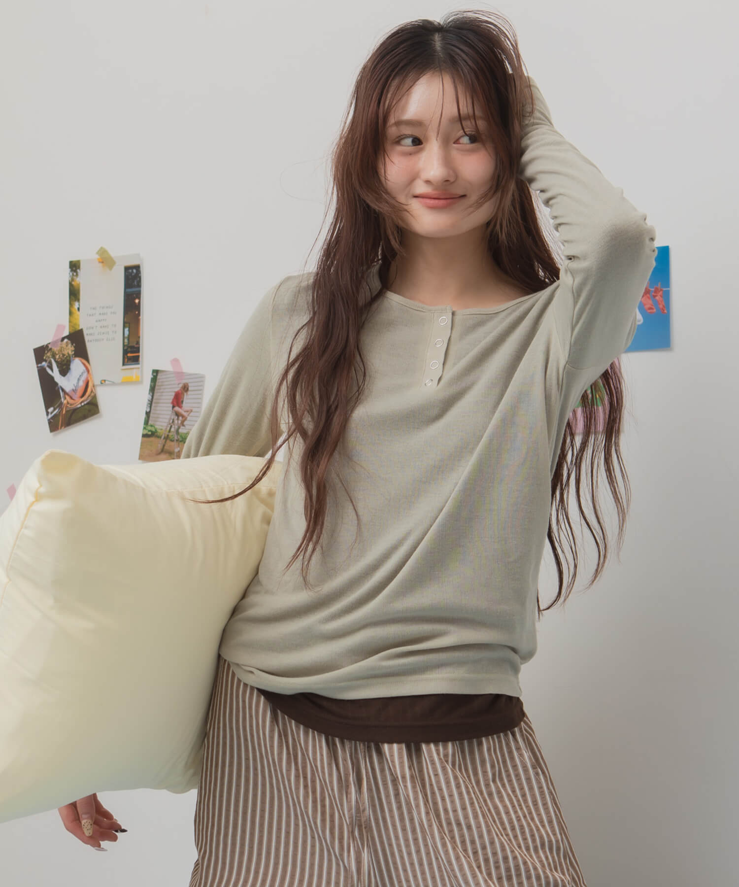 &&model：158cm&&