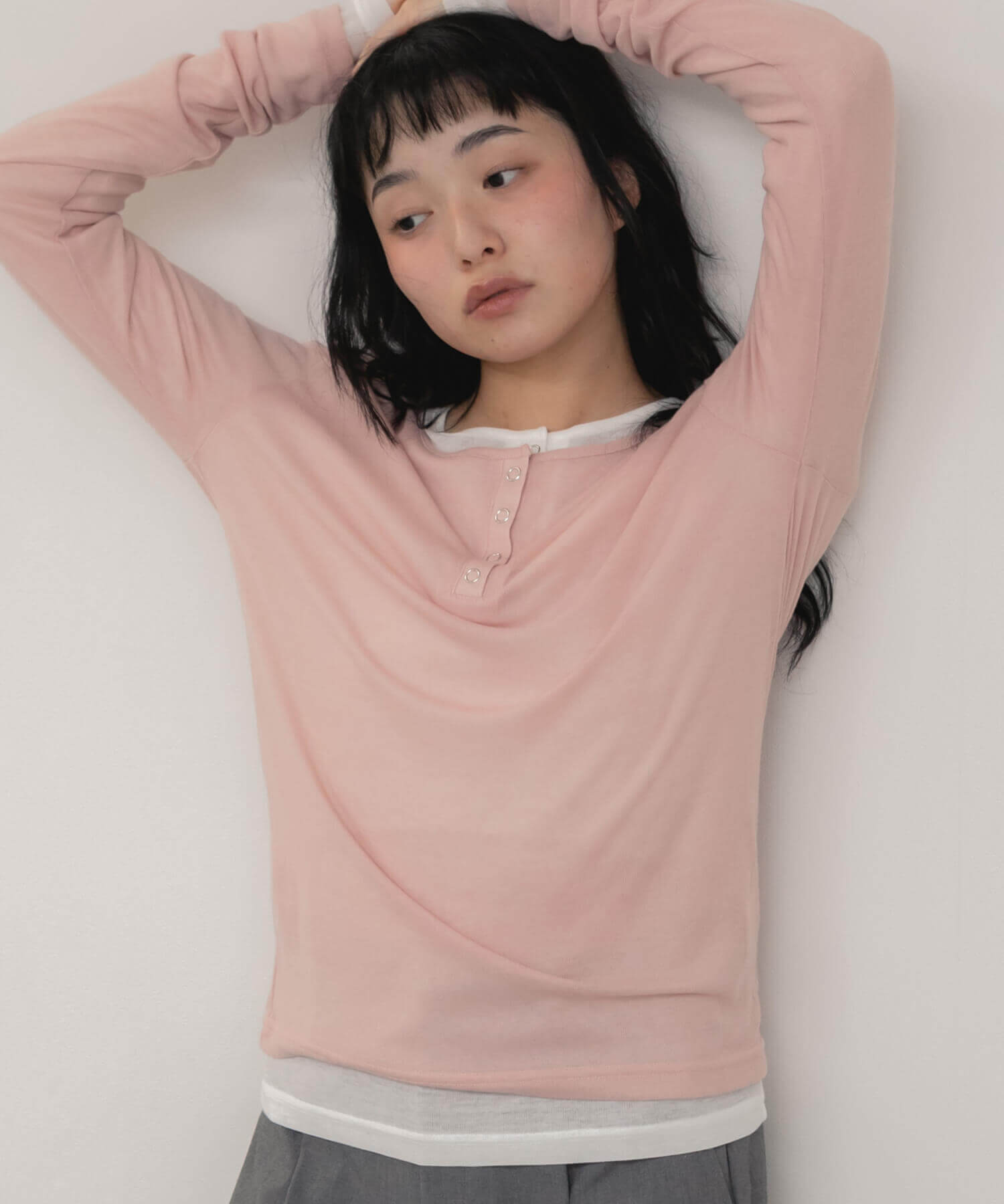 &&model：163cm&&