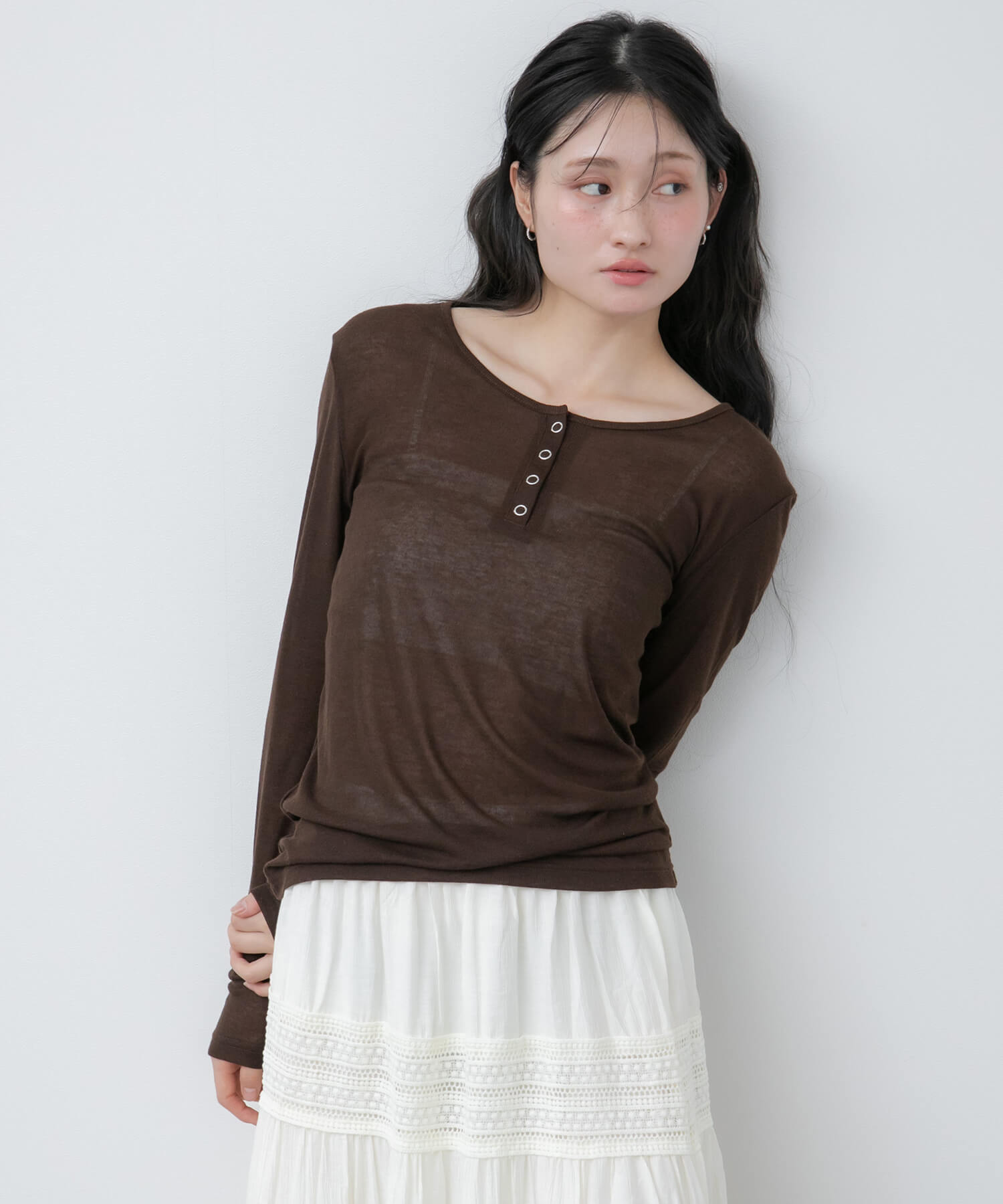 &&model：163cm&&