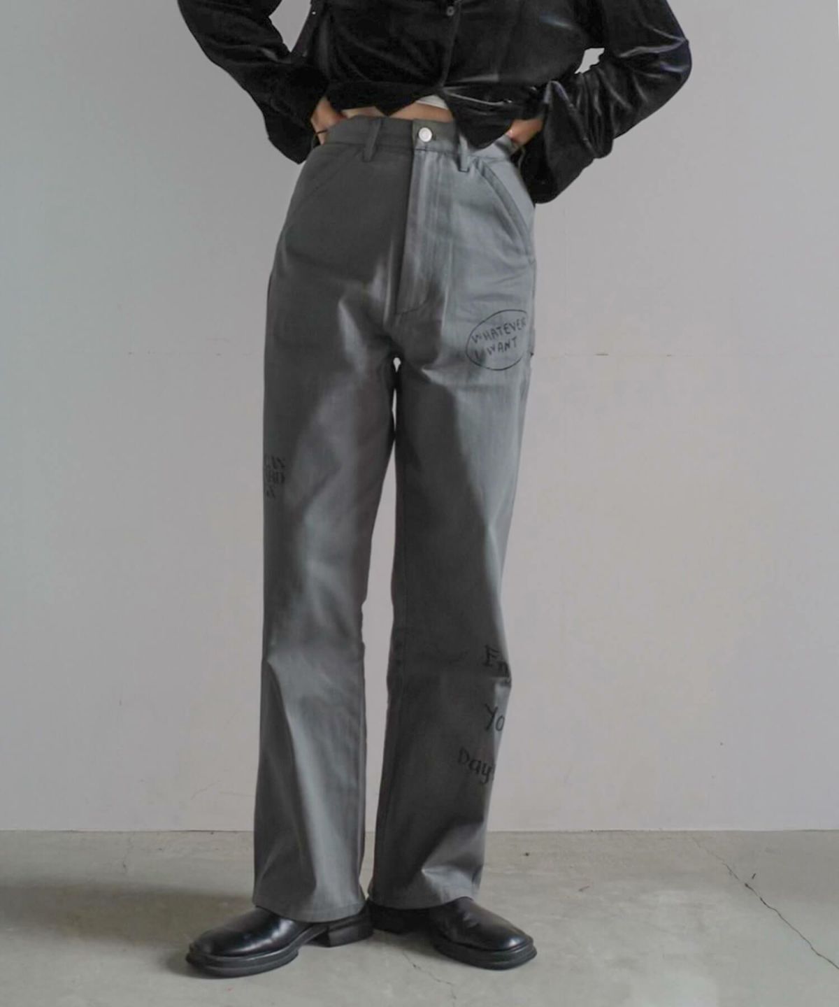 &&model：モデル身長:163cm 着用サイズ:M&&