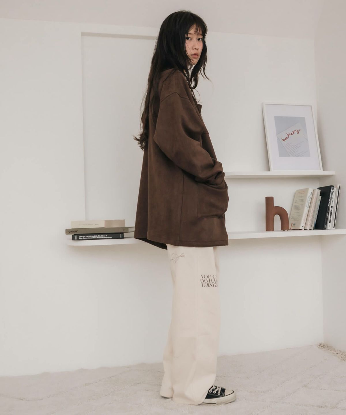 &&model：モデル身長:168cm 着用サイズ:M&&