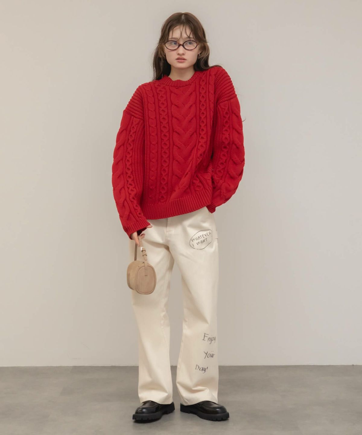 &&model：モデル身長:163cm 着用サイズ:M&&