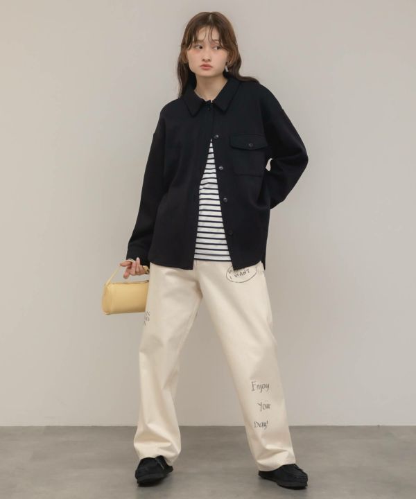 &&model：モデル身長:163cm 着用サイズ:M&&