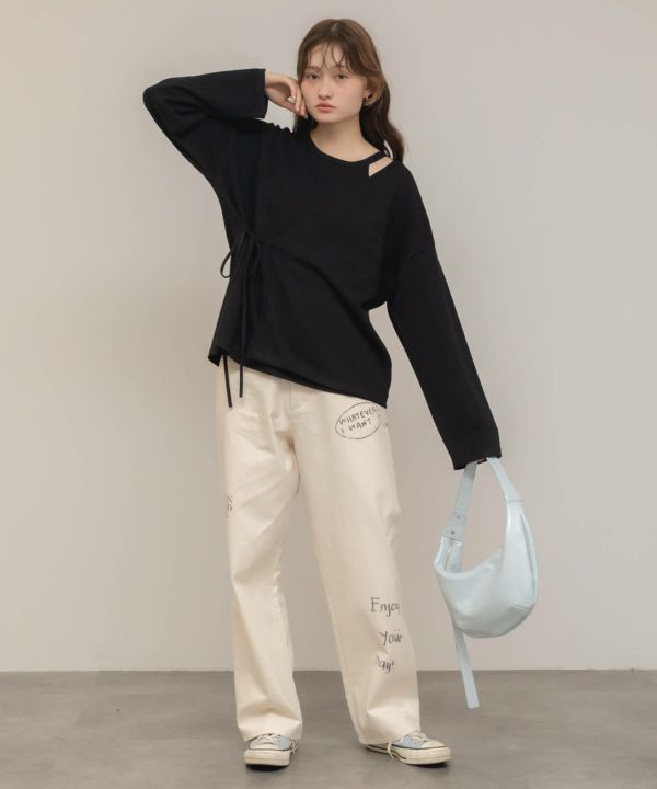 &&model：モデル身長:163cm 着用サイズ:M&&