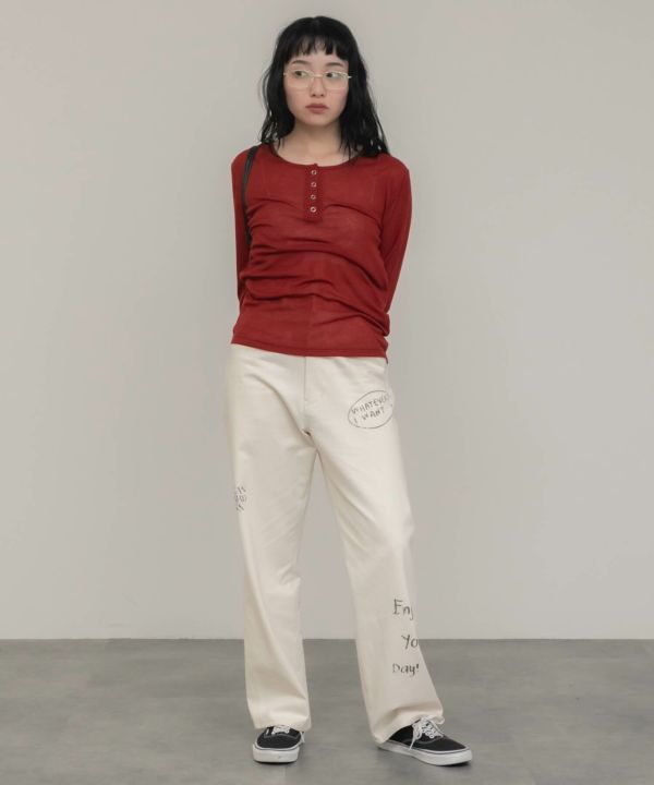 &&model：モデル身長:158cm 着用サイズ:S&&