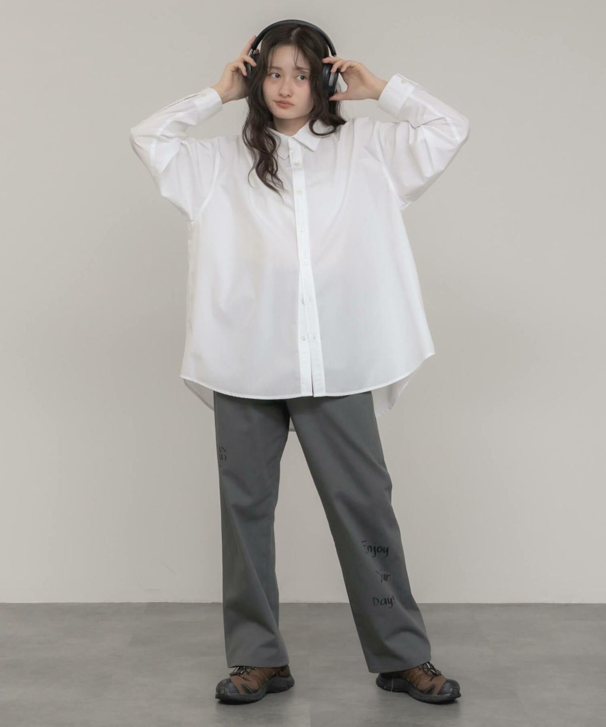 &&model：モデル身長:163cm 着用サイズ:M&&