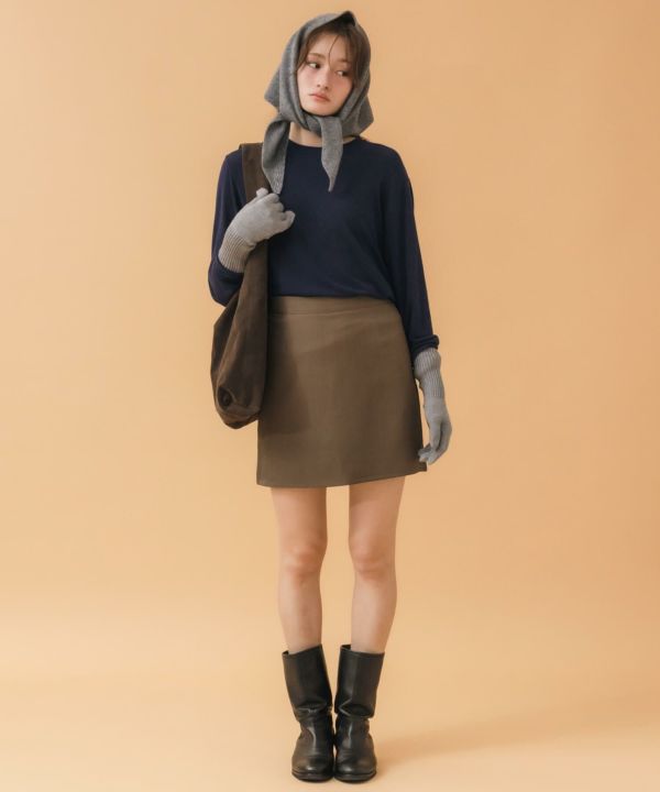 Trapezoid Mini Skirt | HEILIS