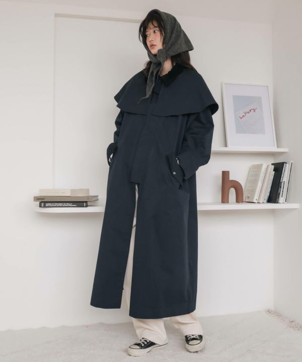 3way Long Cape Coat | HEILIS