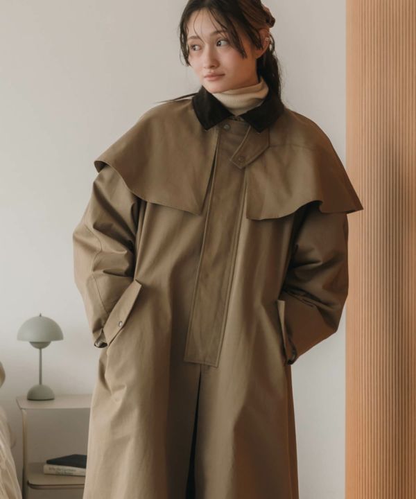 3way Long Cape Coat | HEILIS