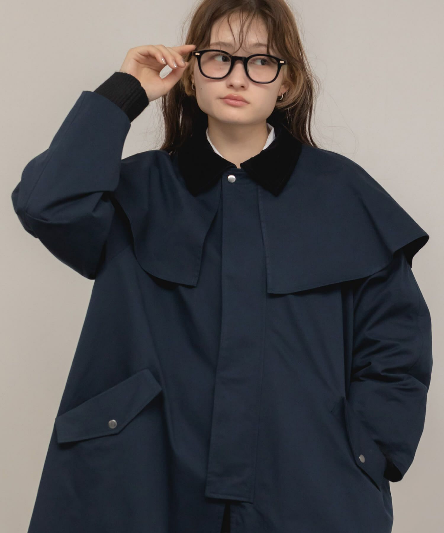 3way Long Cape Coat | HEILIS