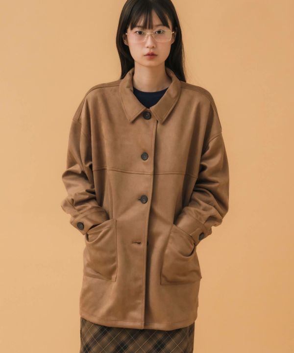 Suede Touch Coverall JK | HEILIS