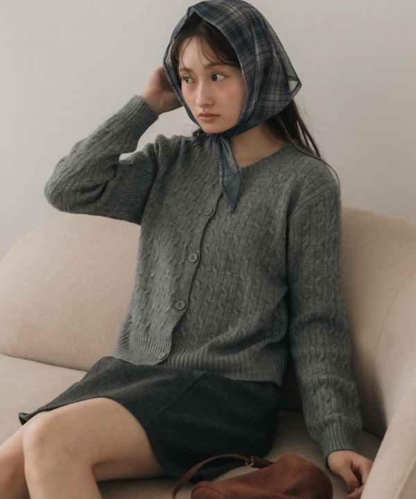 Cable Knit Cardigan | HEILIS