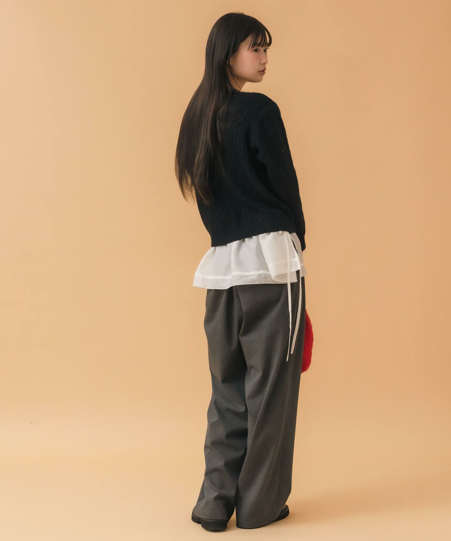&&model：163cm&&