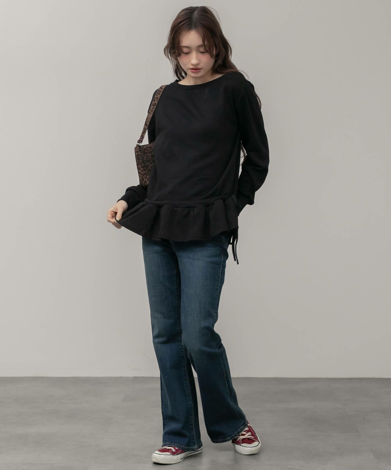 &&model：163cm&&