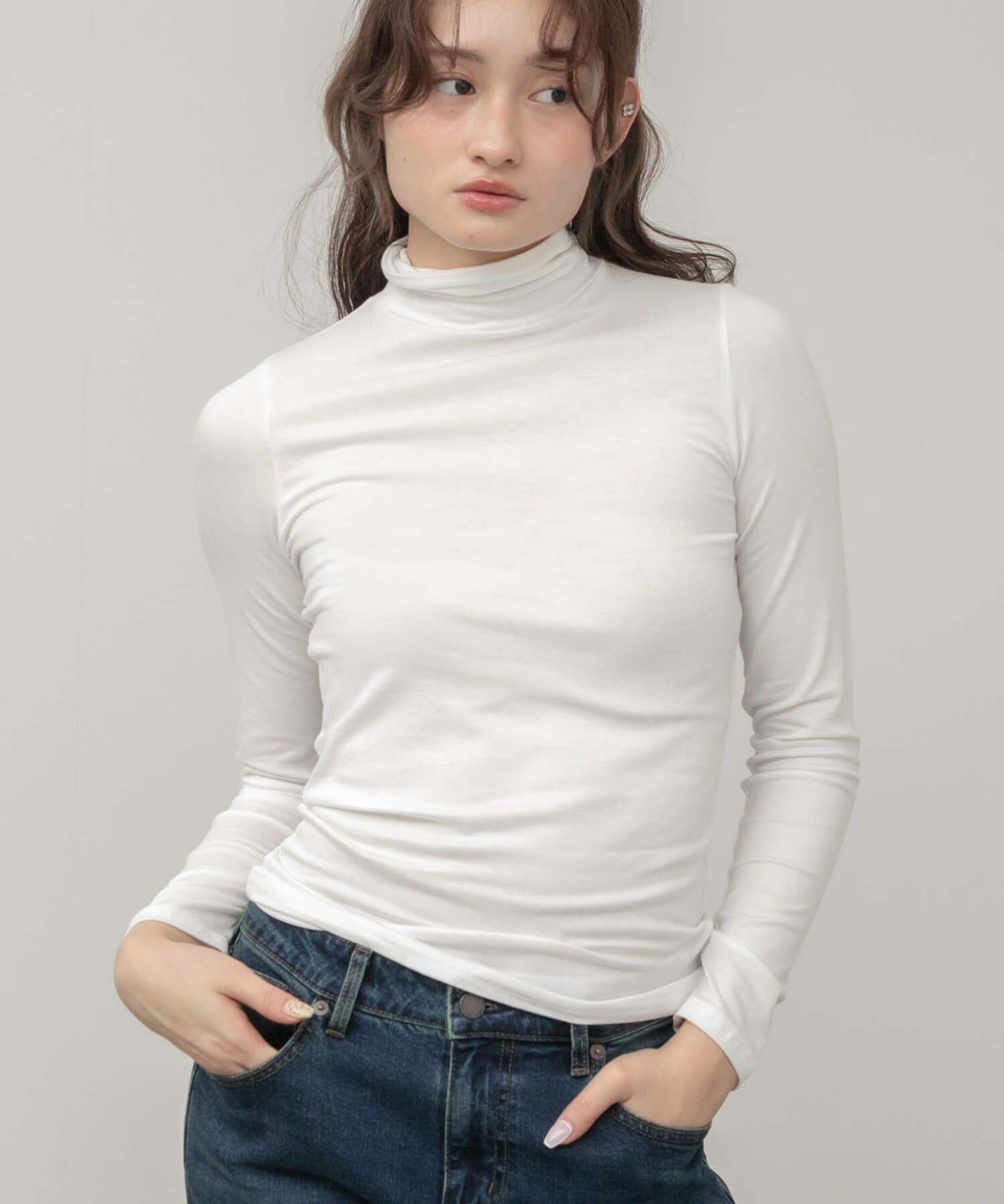 &&model：163cm&&