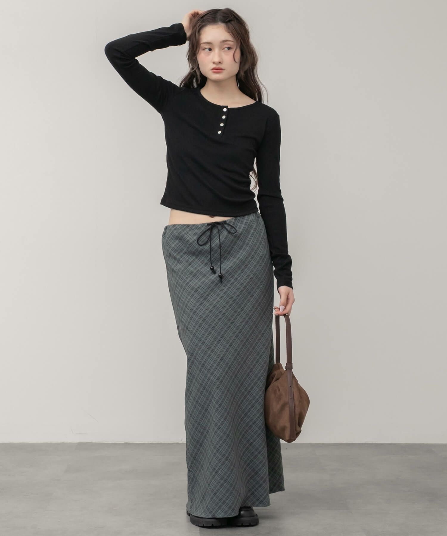 &&model：163cm&&