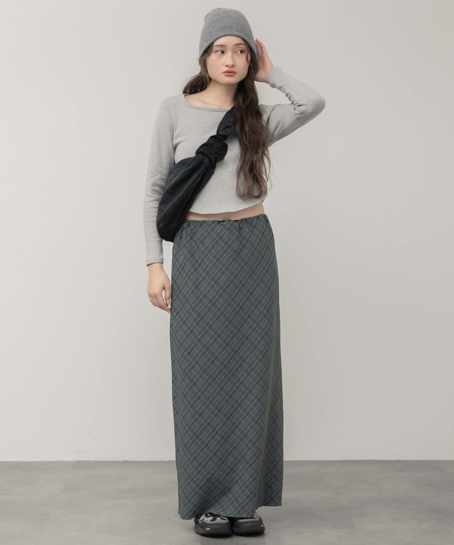 &&model：163cm&&