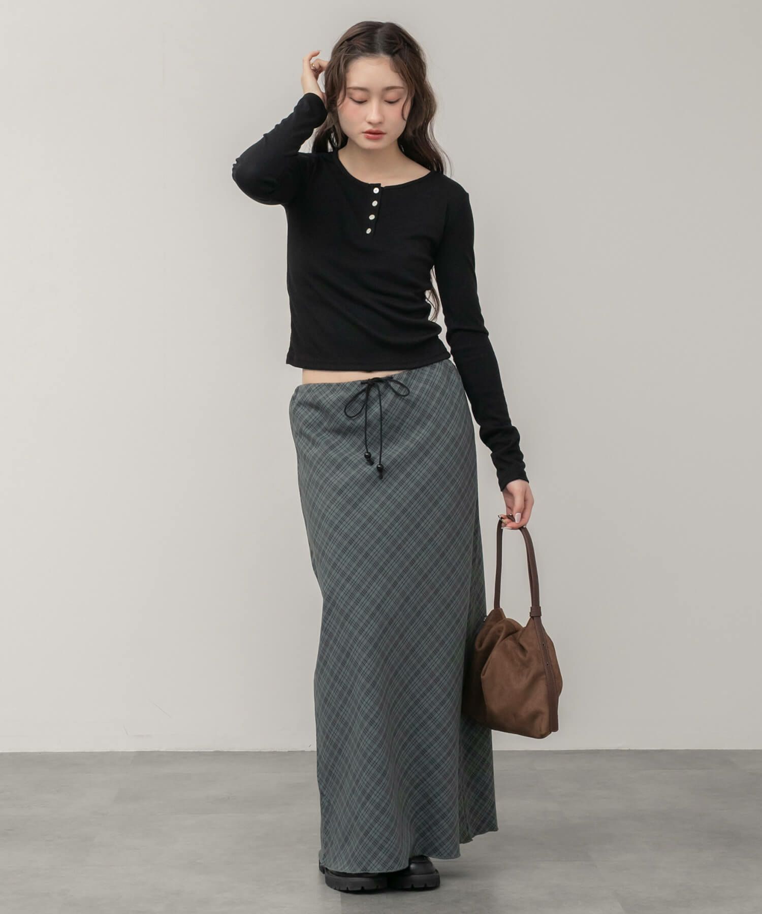 &&model：163cm&&