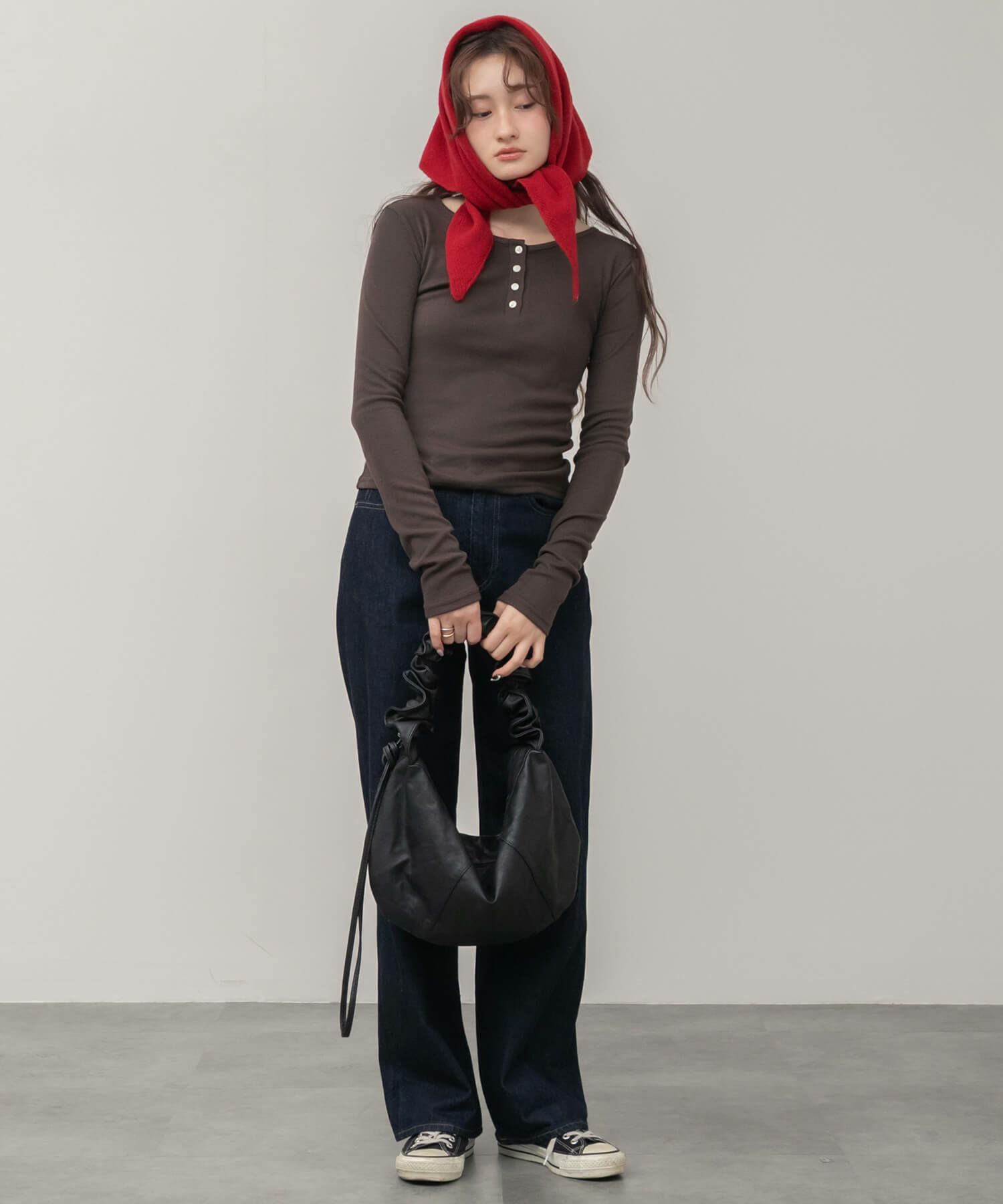 &&model：163cm&&