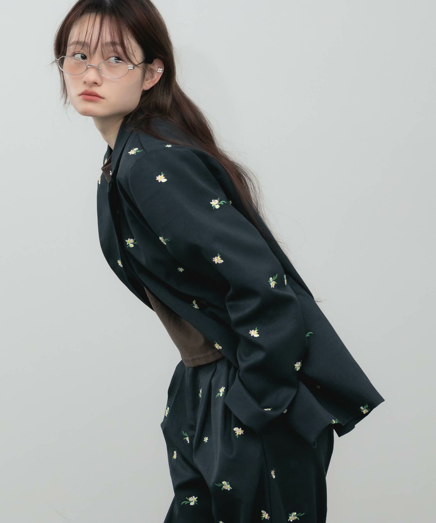 Flower Embroidery Jacket | HEILIS