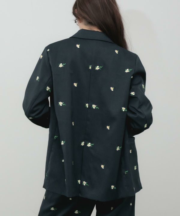 Flower Embroidery Jacket | HEILIS